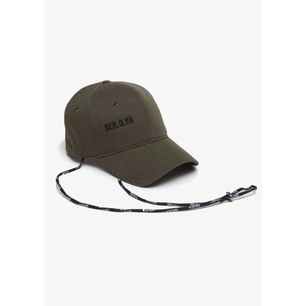Ser.o.ya Cotton Twill Cap Olive Green M/L NWT Sold Out